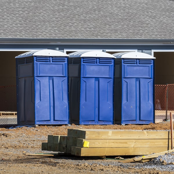how can i report damages or issues with the porta potties during my rental period in Wylandville PA